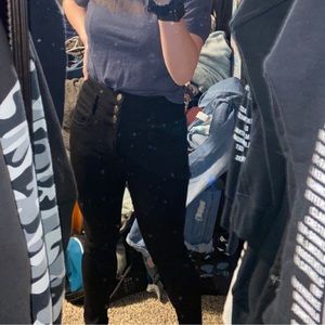 cute black forever 21 jeans